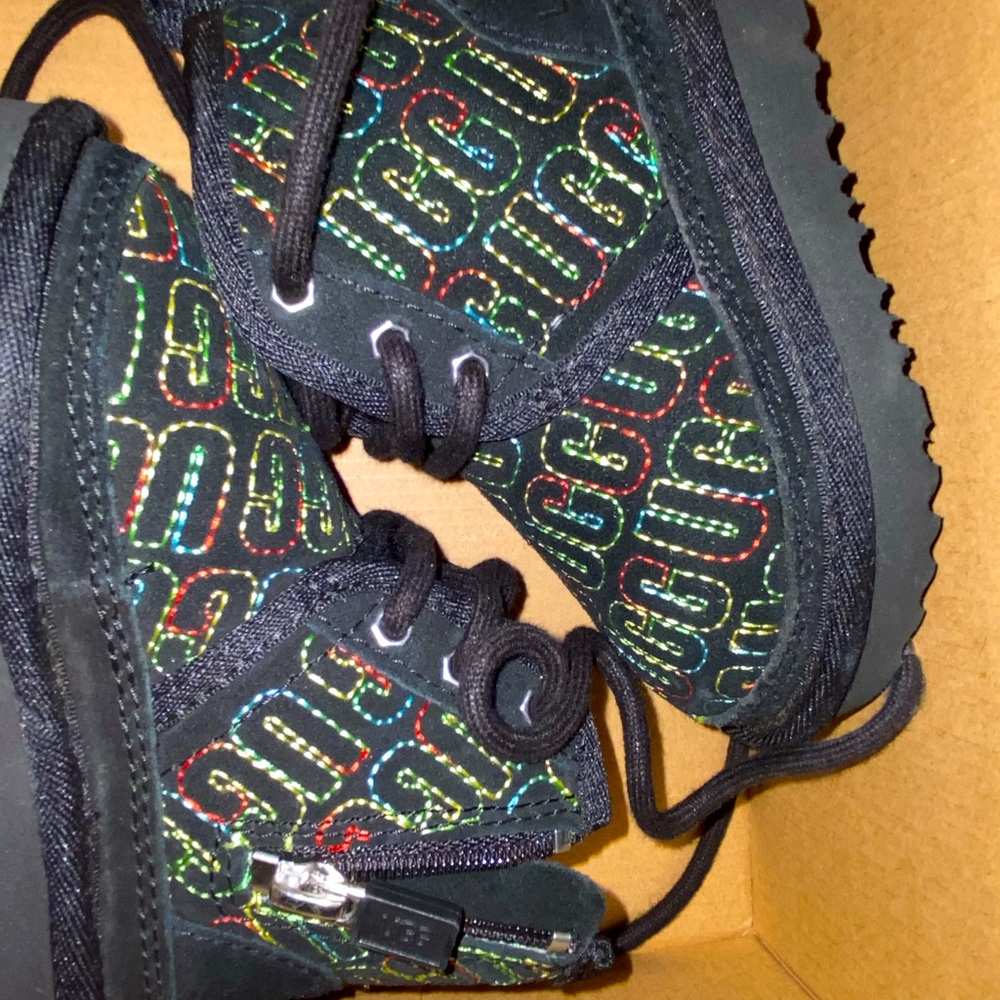 Toddler UGG boots. Multi-colored. Only worn twice.